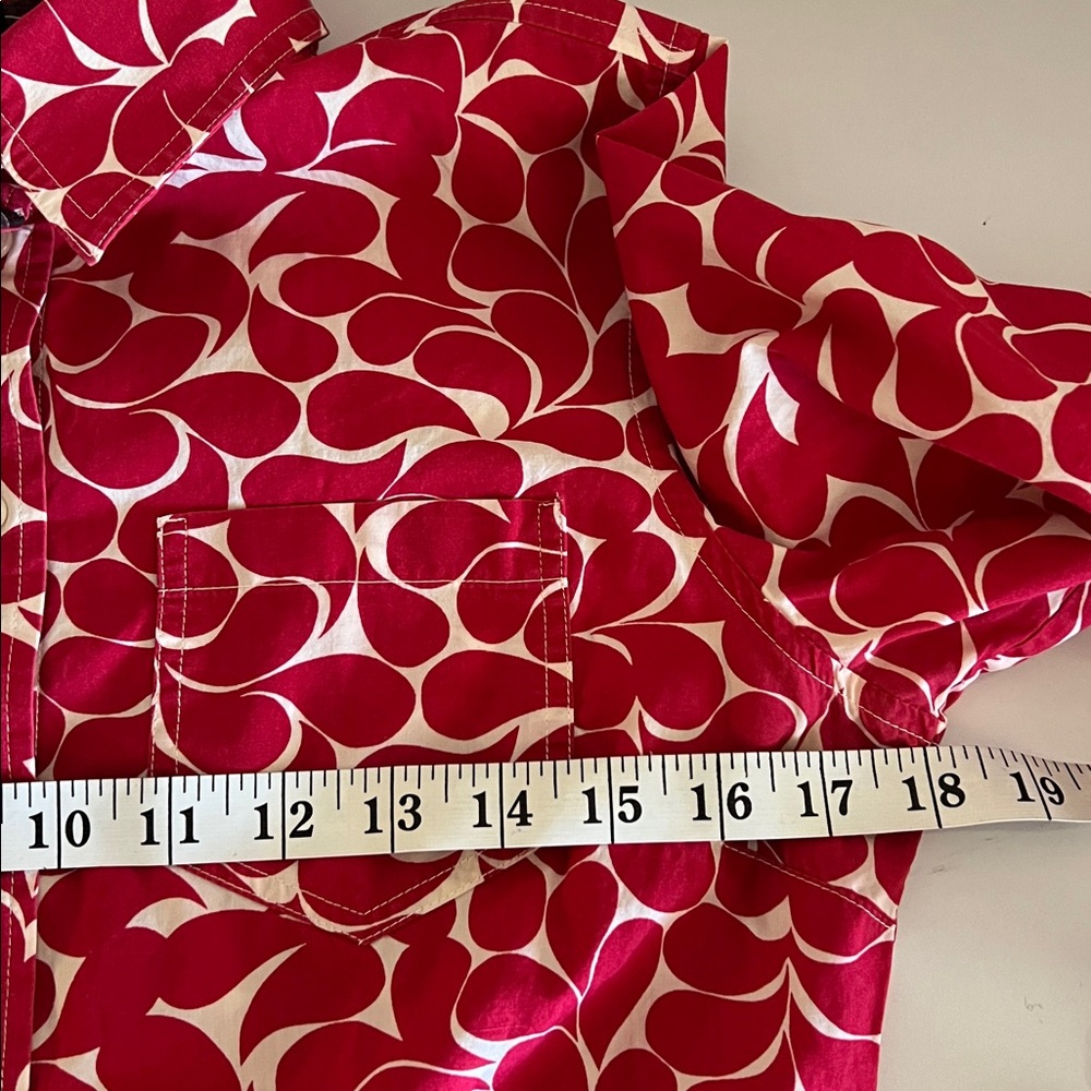 Boden Red and White Long Sleeve Top - Picture 3 of 8